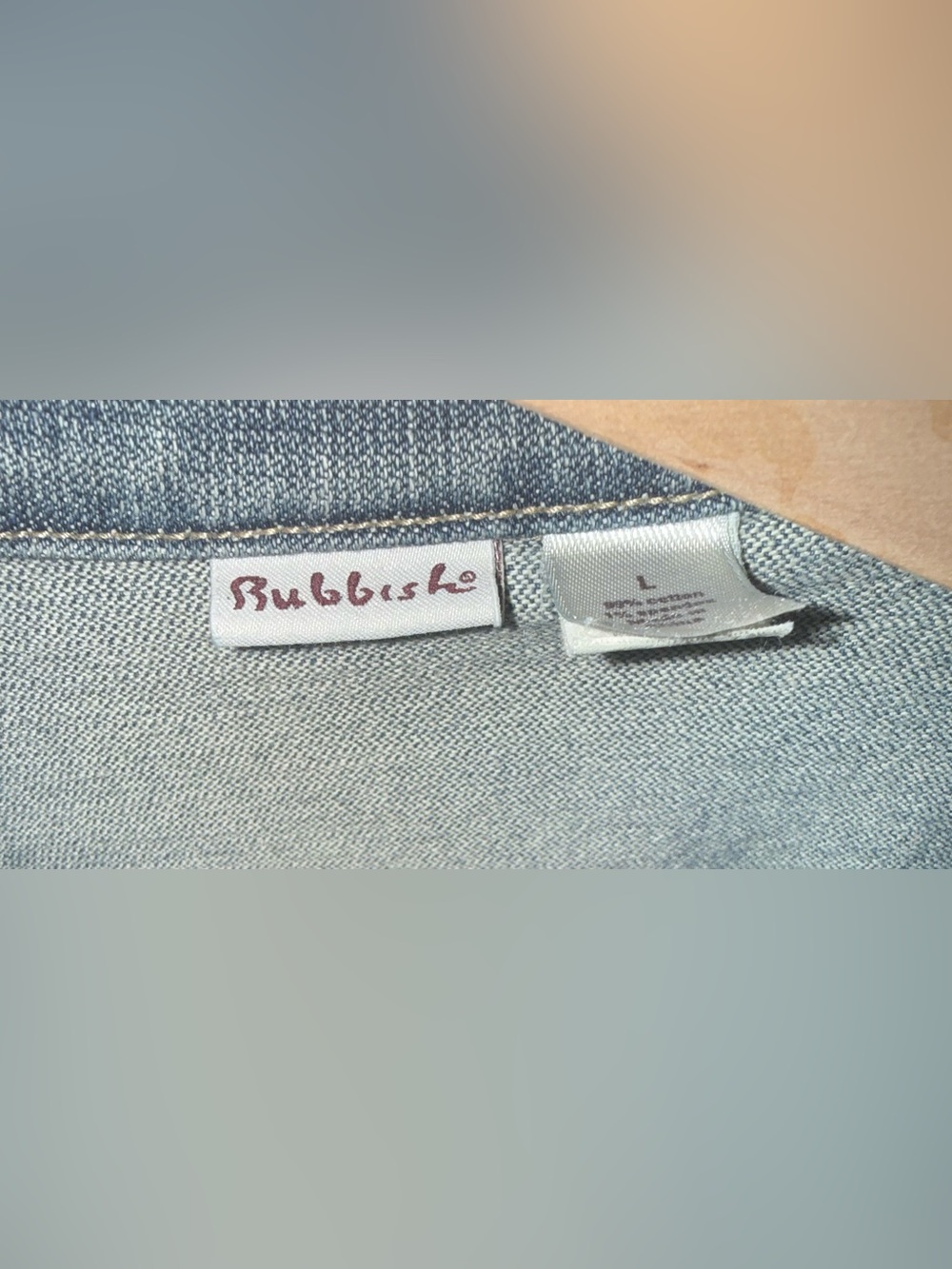Vintage Y2K Rubbish Distressed Denim Jacket L - Picture 4 of 4